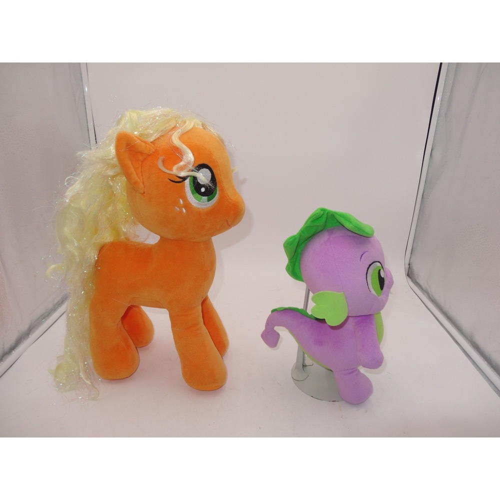 My Little Pony Ty Sparkle Applejack and Spike Plush Toy Set 2017 Hasbro - Picture 2 of 10